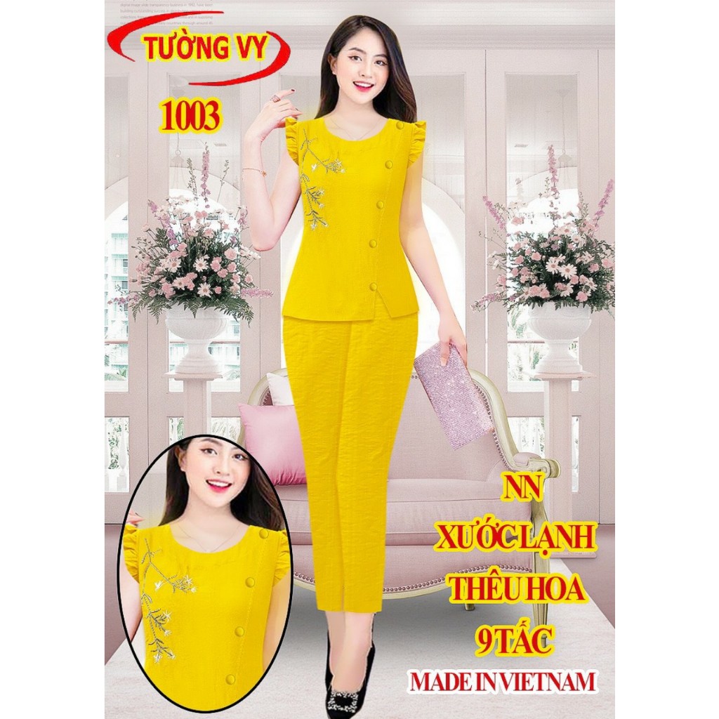 Đồ bộ Mango 9 tất loại 1 Bigsize siêu mịn 48kg-63kg