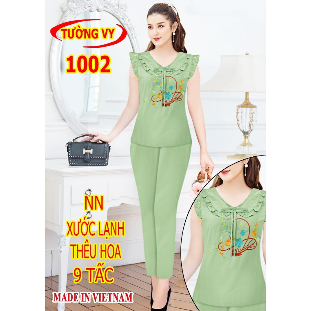 Đồ bộ Mango 9 tất loại 1 Bigsize siêu mịn 48kg-63kg