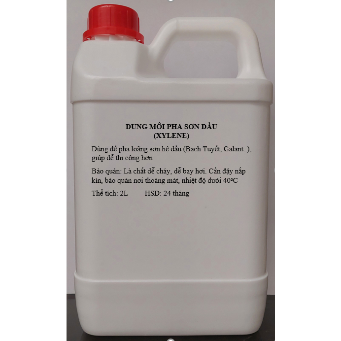 (Chỉ giao hoả tốc) Dung Môi Pha Sơn Dầu (Xylene, Xi len) 2 Lít