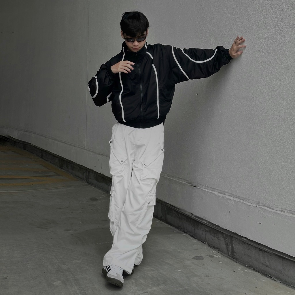 Áo Khoác Dù Form Boxy VER1 - Jacket 2 lớp form unisex brand SLYOUR