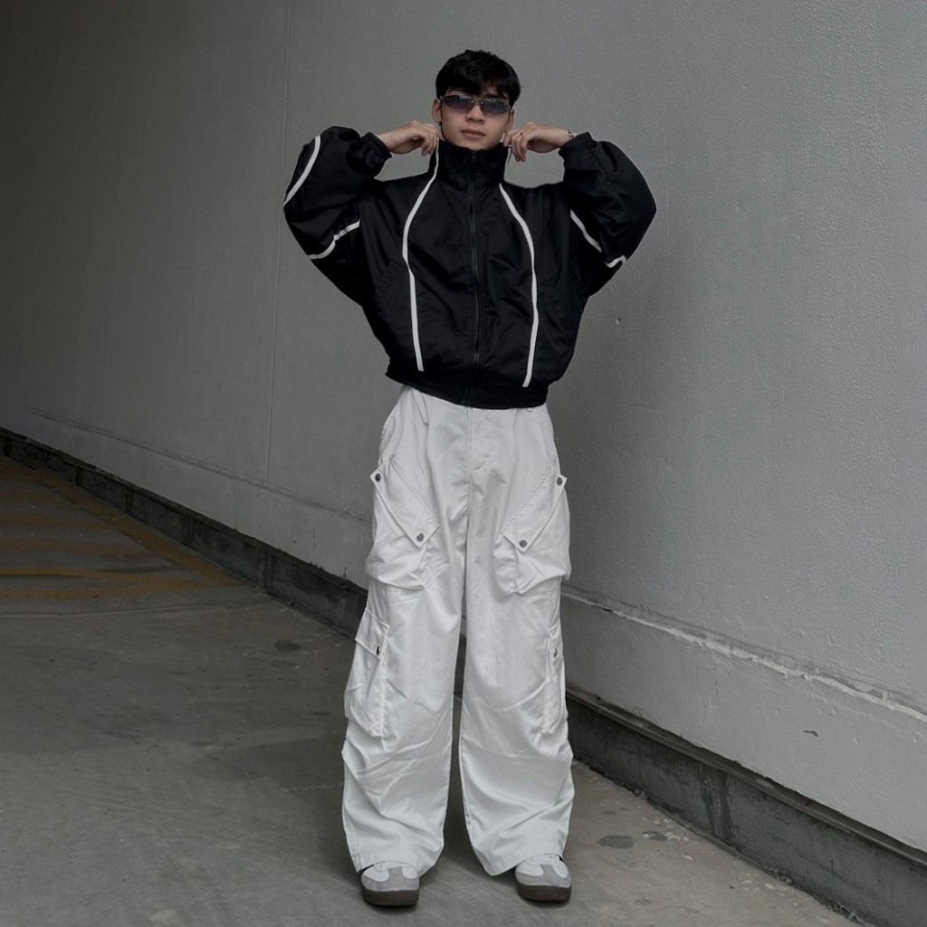 Áo Khoác Dù Form Boxy VER1 - Jacket 2 lớp form unisex brand SLYOUR