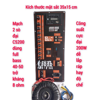Mạch loa kéo công suất lớn ghép bass sân khấu