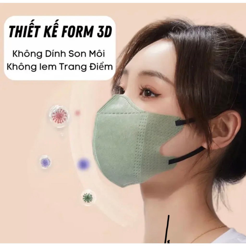 Sỉ Thùng 500 chiếc khẩu Trang UNICARE 5D MASK 3 lớp Kháng khuẩn Hàng Chính Hãng