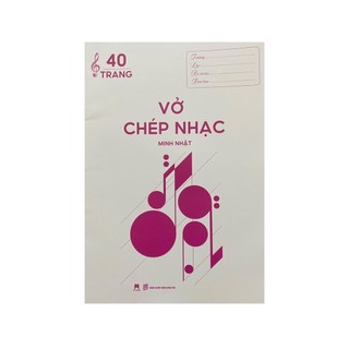 Sách - Vở chép nhạc 40 trang