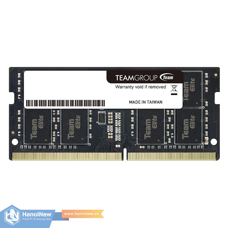 RAM TeamGroup Elite 8GB (1x8GB) DDR4 3200MHz SODIMM dành cho Laptop, NUC