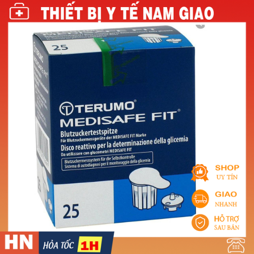 Hộp 30 Que Thử Đường Huyết Tiểu Đường Nhật Bản Terumo Medisafe Fit C