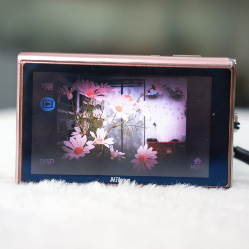 Máy ảnh Nikon Coolpix S60 màu hồng phấn siêu xinh