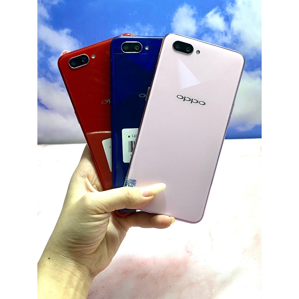 Điện thoại cảm ứng cũ smartphones giá rẻ Oppo a3s (ram 6/128GB) hàng loại 1 chơi game mượt máy zin chính hãng