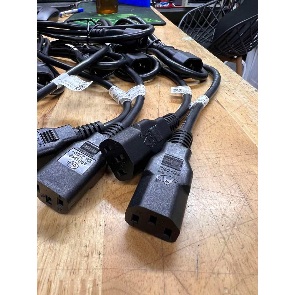 Dây nguồn c13-c14, dùng cắm ups vô máy tính, 3 x 1.0mm2, dài 1m