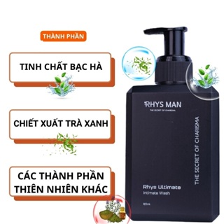 Dung dịch vệ sinh nam giới hương bạc hà RHYS MAN Rhys Ultimate 120ml