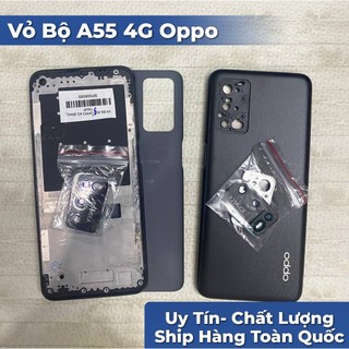 Vỏ bộ oppo A55 4G ,có phím sườn,kính camera,khay sim
