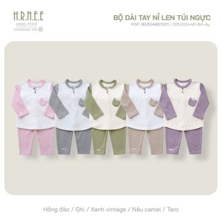 Bộ quần áo hãng Hrnee cho bé