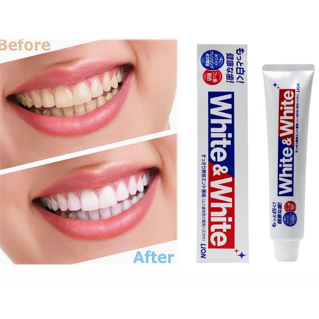 Kem đánh răng Nhật bản White White làm trắng răng thơm miệng 150gr