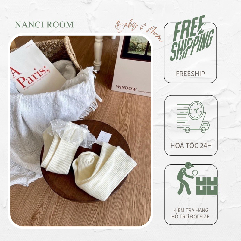 Vớ qua đùi em bé trắng trơn nanci room