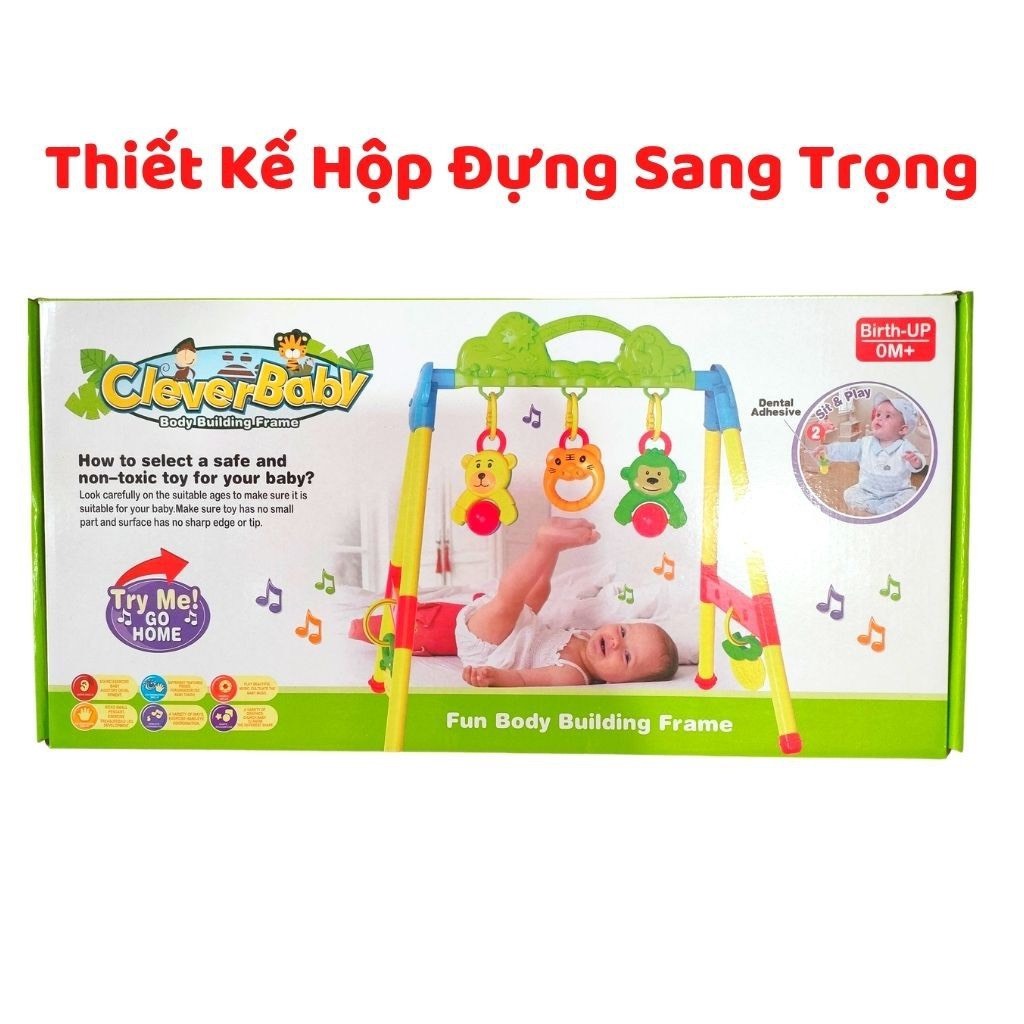 Kệ chữ A cho bé sơ sinh từ 2 tháng tuổi có âm thanh lục lạc