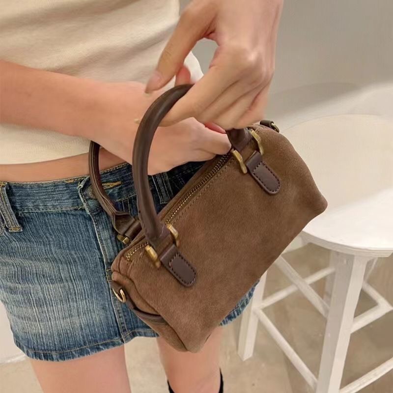 Túi xách nữ da lộn phong cách thời trang mới mã t222