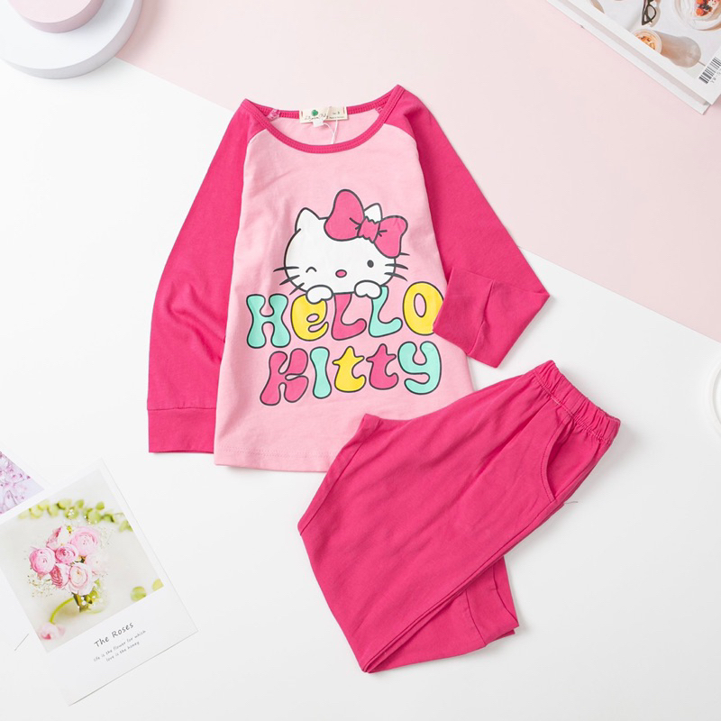 Bộ bé gái thu đông tay phối 3-10y . Chất cotton mềm mịn, thoáng mát, thấm hút mồ hôi, co giãn tốt
