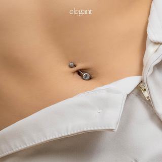Khuyên rốn đá BELLY BASIC ROUND Elegant (Giá 1 chiếc)