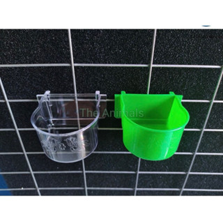  máng nhựa đựng cám nước cho chim,gà,thỏ mèo 