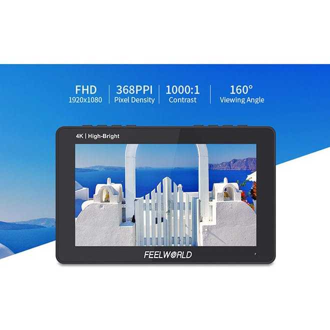 Màn Hình Monitor Feelworld F5 PROX 1600nit - IPS 5.5, Độ Phân Giải 1920x1080, Độ Sáng Cao, Backlight LED HL Studio
