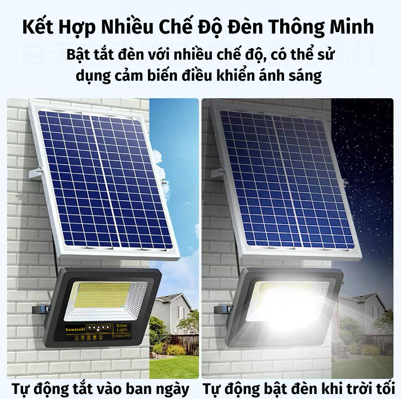 Đèn Led Năng Lượng Mặt Trời Kawasabi Siêu Sáng Chống Nước Đèn TOKI
