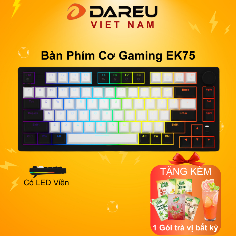 Bàn phím cơ Gaming DAREU EK75 