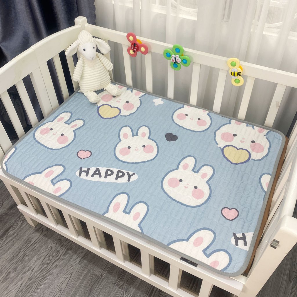 Miếng Lót Chống Thấm Cho Bé Cao Cấp Lớp Chần Bông An Toàn Không Kích Ứng Da BAFABY 231