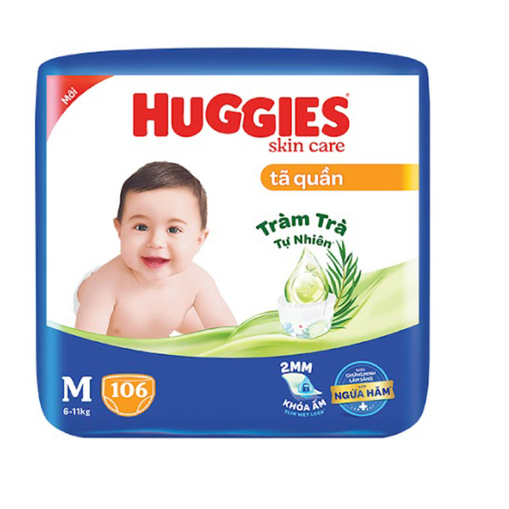 Tã quần Huggies M120/L104/XL88/XXL80