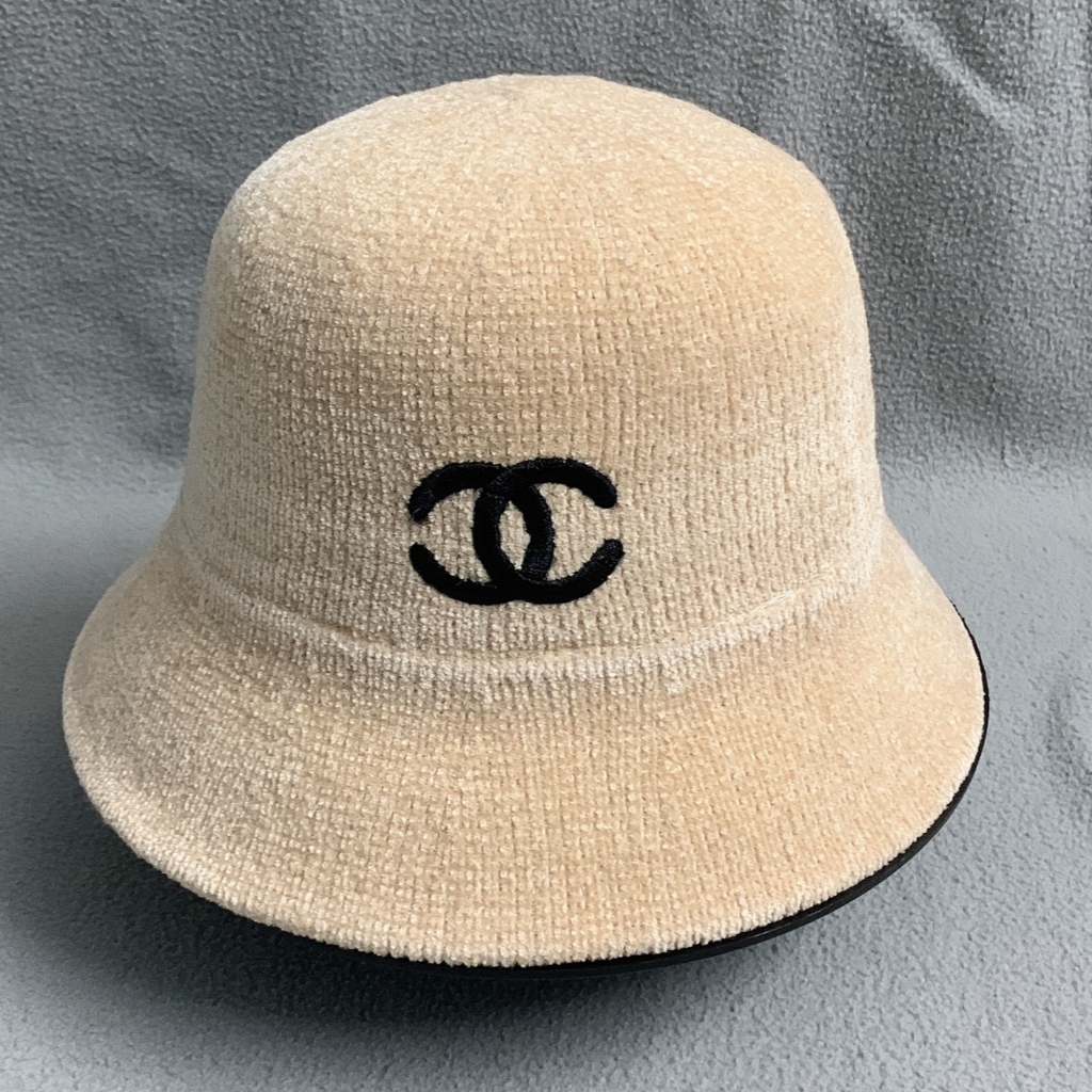 Mũ bucket, mũ nhung tai bèo thêu nhiều màu thời trang cho nữ