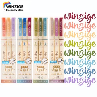  Winzige Cây lẻ Bút Luyện Calligraphy Soft Brush Sign Pen Bút Viết Brush Lettering 