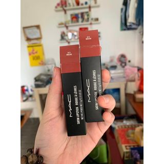 Son MAC Satin Lipstick - màu 813 Mocha (CÓ ẢNH THẬT Ở CUỐI)