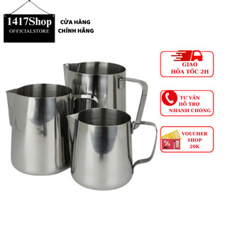 Ca rót đánh sữa inox 304 có nhìu dung tích 600ml/1l/1.5l/2l