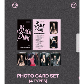 BACKSTAGE - Blackpink photocard set tách lẻ từng thành viên