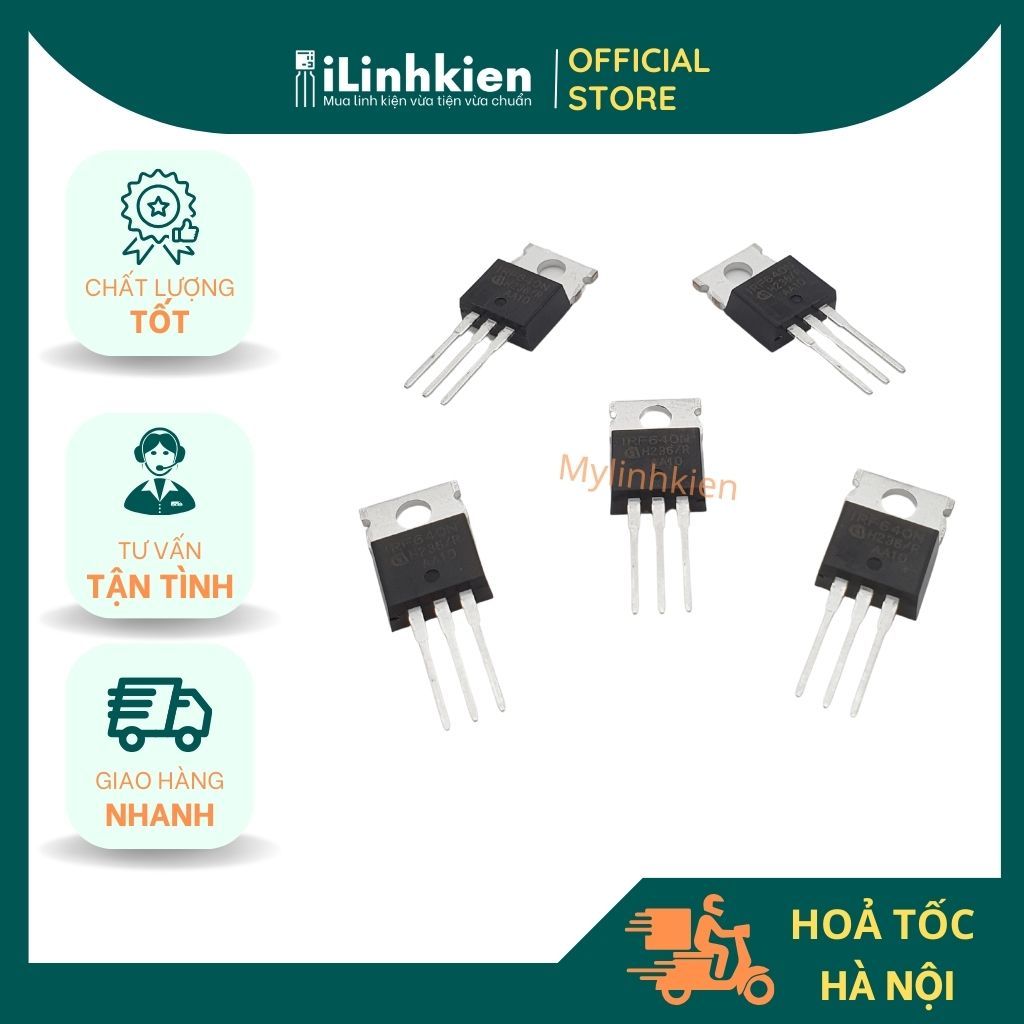 IRF640N N-Mosfet 18A 200V TO-220 chính hãng Infineon chất lượng cao