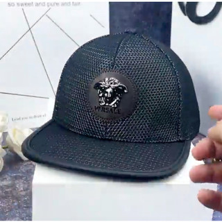Nón kết, mũ lưỡi trai nam nữ Versace vải Kaki đẹp form chuẩn