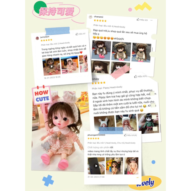 🌷Búp bê Baboily đã faceup🌷