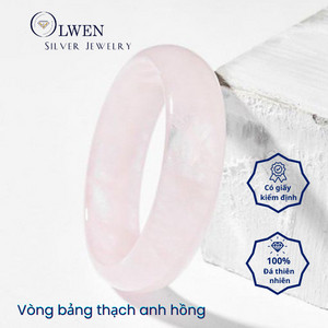 Vòng Tay Bảng Thạch Anh Hồng Thien Nhien