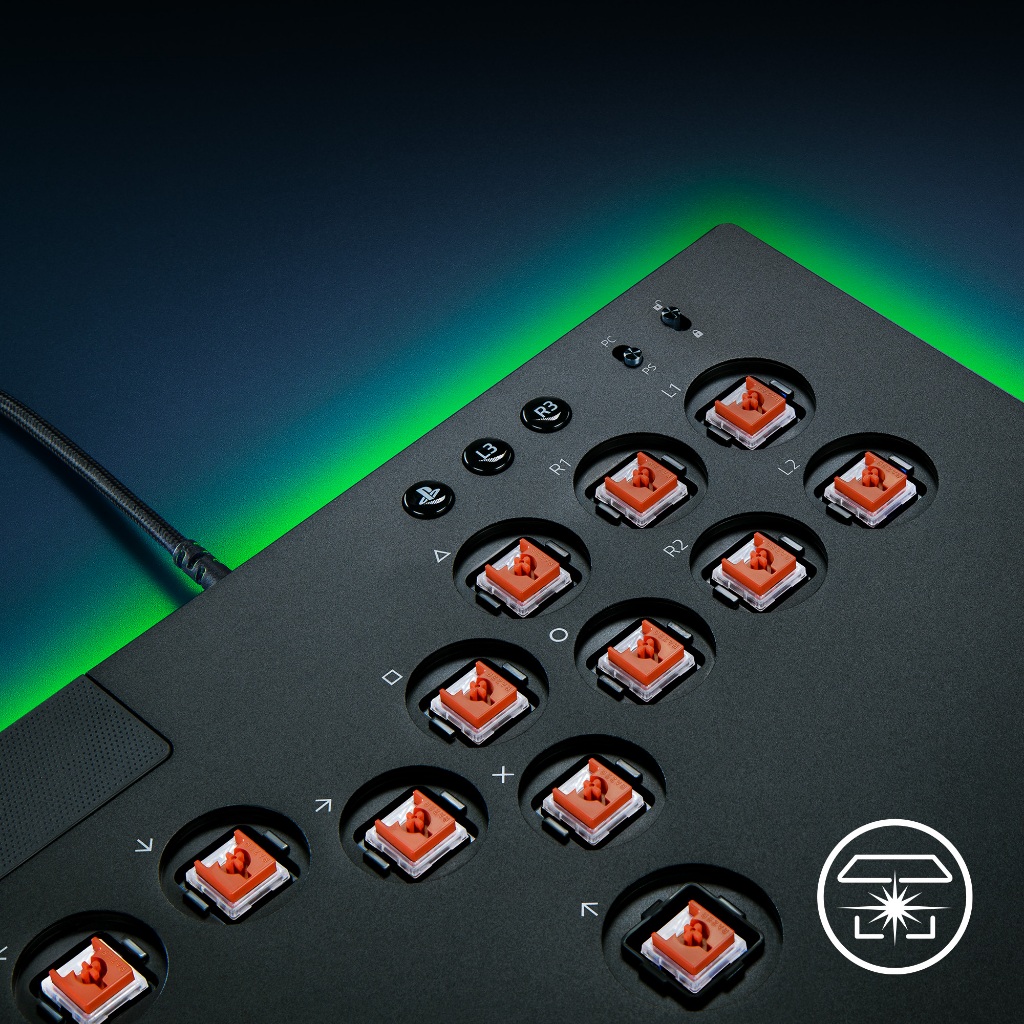 [NEW] Razer Kitsune - Bộ điều khiển Arcade quang học toàn nút | PS5™ & PC_RZ06-05020100-R3A1