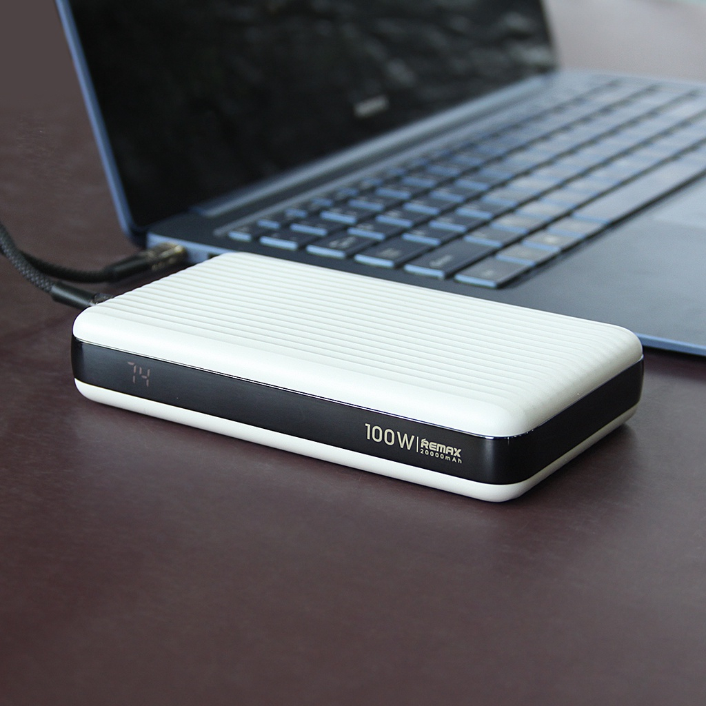 Pin Sạc Dự Phòng 20000mah Remax RPP-508 PD 100W - Hỗ Trợ Sạc Nhanh 100W Sạc Cho Laptop và Tablet Remax - Hàng Chính Hãng