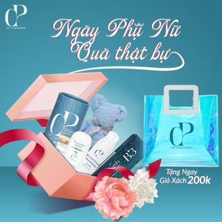  Giỏ Quà Tặng Mỹ Phẩm Q.P Cosmétique I Love You 5 Món Kèm Giỏ Xách 