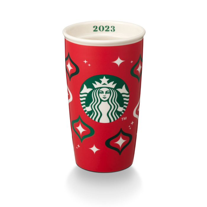 Cốc Sứ Mug Starbucks 12Oz (355ml) DW 2023 RED CUP