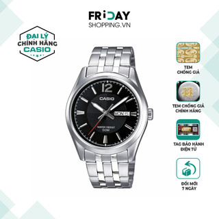 Đồng hồ Casio nam MTP-1335D-1AVDF dây kim loại chính hãng
