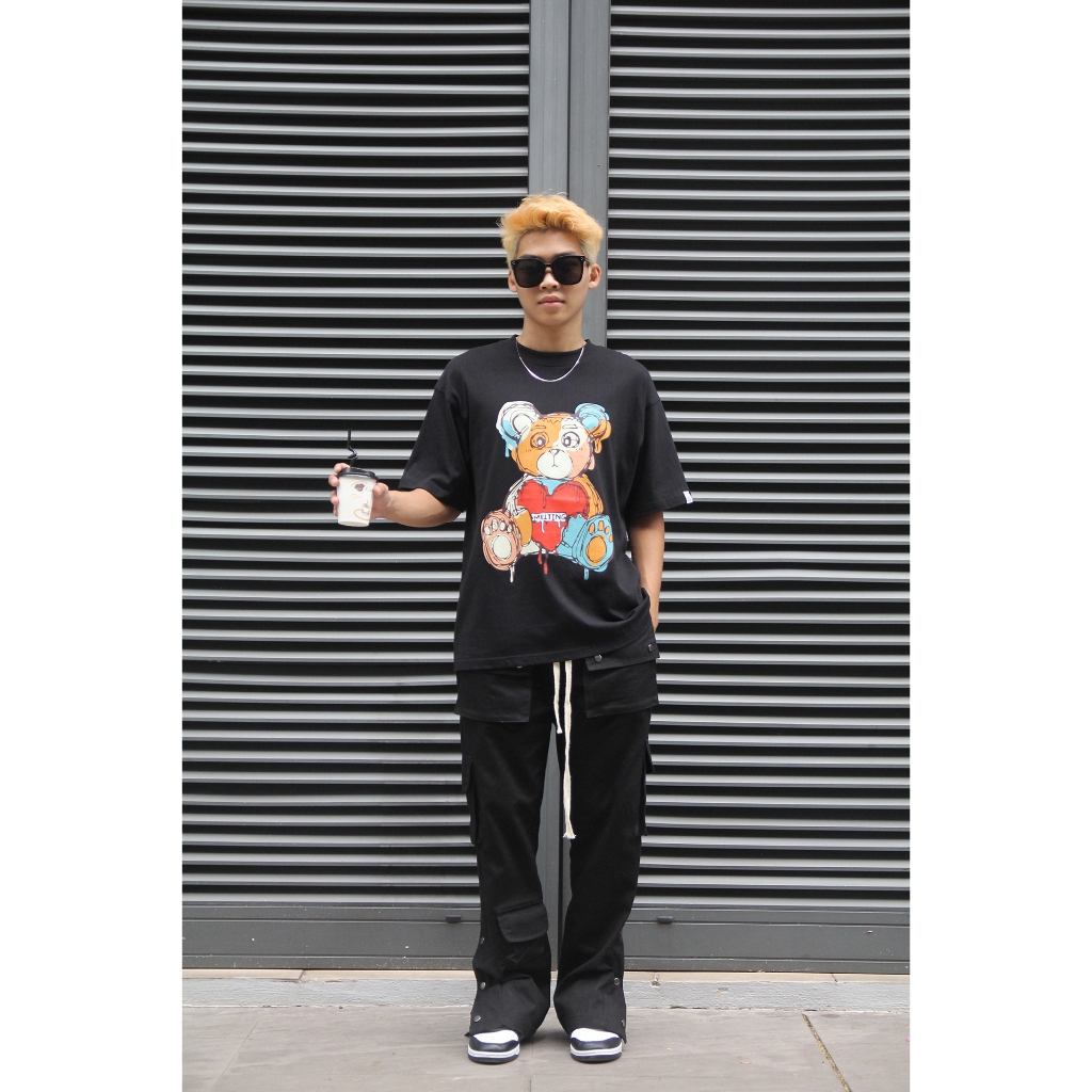 Áo thun The Xide áo phông unisex hình in form rộng chất cotton 2 chiều định lượng 250gr co giãn