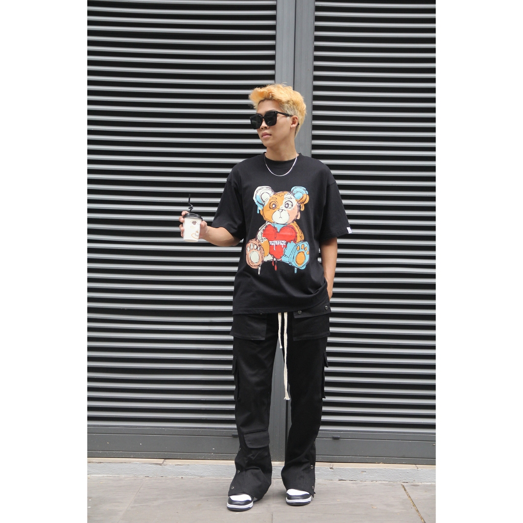 Áo thun The Xide áo phông unisex hình in form rộng chất cotton 2 chiều định lượng 250gr co giãn