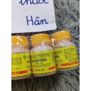 Becberzine lọ 80 viên hỗ trợ đau bụng, rối loạn tiêu hóa