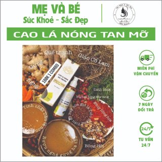 Cao gừng tan mỡ, Kem tan mỡ bụng, Cao lá nóng gia truyền tan mỡ bụng
