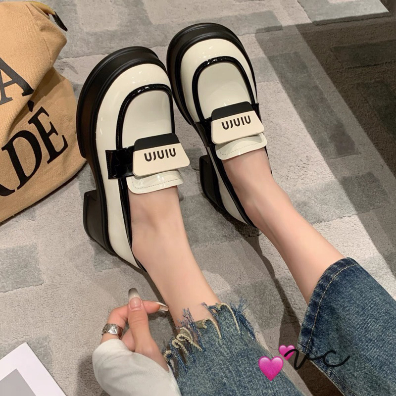 Giày moca miu bóng lên chân xinh fullbox