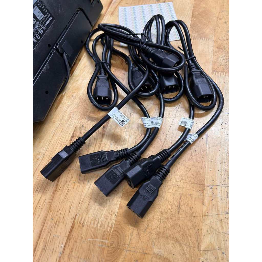 Dây nguồn c13-c14, dùng cắm ups vô máy tính, 3 x 1.0mm2, dài 1m