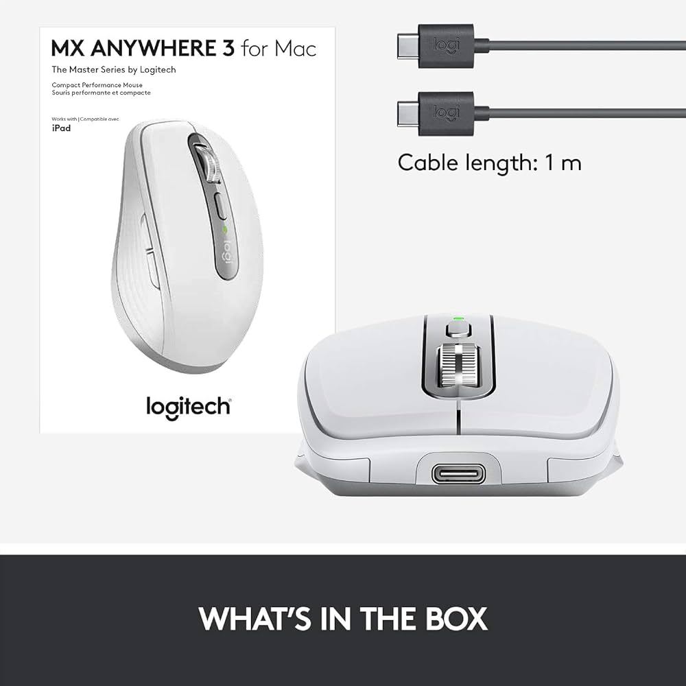 Chuột Logitech MX Anywhere 3 for Mac thương hiệu từ Thụy Sĩ - Hàng Chính Hãng