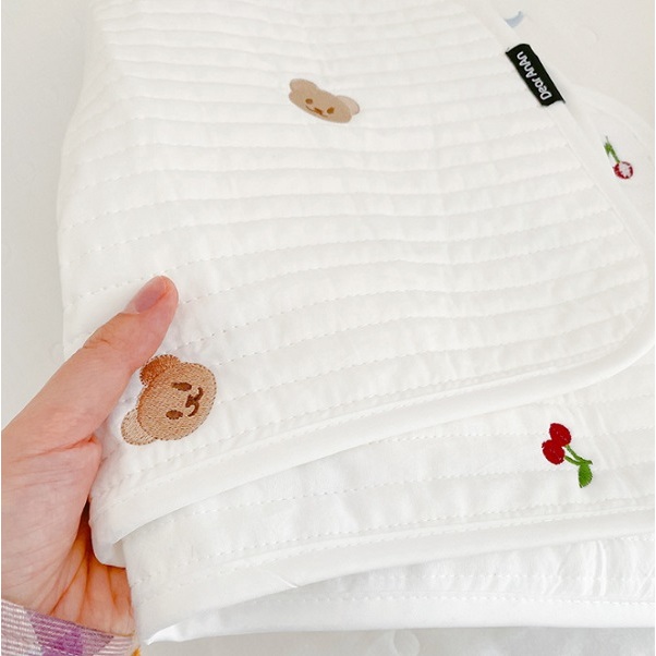 Tấm lót gối đầu cho trẻ sơ sinh thoáng khí phong cách Hàn Quốc Dear AnAn
